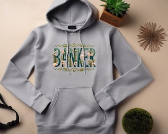 Banker Hoodie. Banker Gift. Finance Sweatshirt. Finance Gift. Investment Hoodie. Bank Employee. Financial Advisor. Money Manager Gift