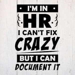 HR Svg. Human Resources Svg. Funny Office Svg. Job Title Svg. Hr Cut File Dxf. Download for Cricut & Silhouette. Hr Clipart
