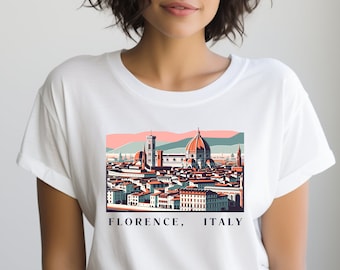 Florence Shirt. Florence Gift. Italy Shirt. Italy Gift. Cathedral Shirt. Florence Skyline. Italy Lover Gift. Italian Shirt. Tuscany Shirt