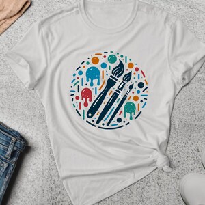 Painting Shirt. Painting Gift. Art Shirt. Art Gift. Artist Shirt. Artist Gift. Painter Shirt. Painter Gift. Art Lover Shirt. Art Lover Gift