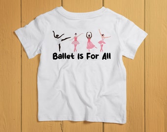 Kids Ballet Shirt. Toddler Ballet Gift. Ballerina Shirt. Dance Shirt. Ballet Dancer Shirt. Kids Dance Shirt. Girls Ballet Shirt