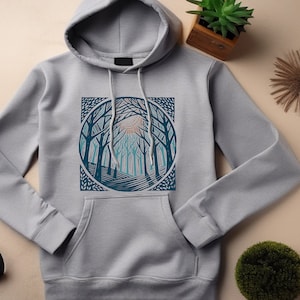 Forest Hoodie. Forest Gift. Nature Sweatshirt. Nature Lover Gift. Tree Hoodie. Tree Gift. Woods Hoodie. Woods Gift. Outdoor Hoodie #FC151