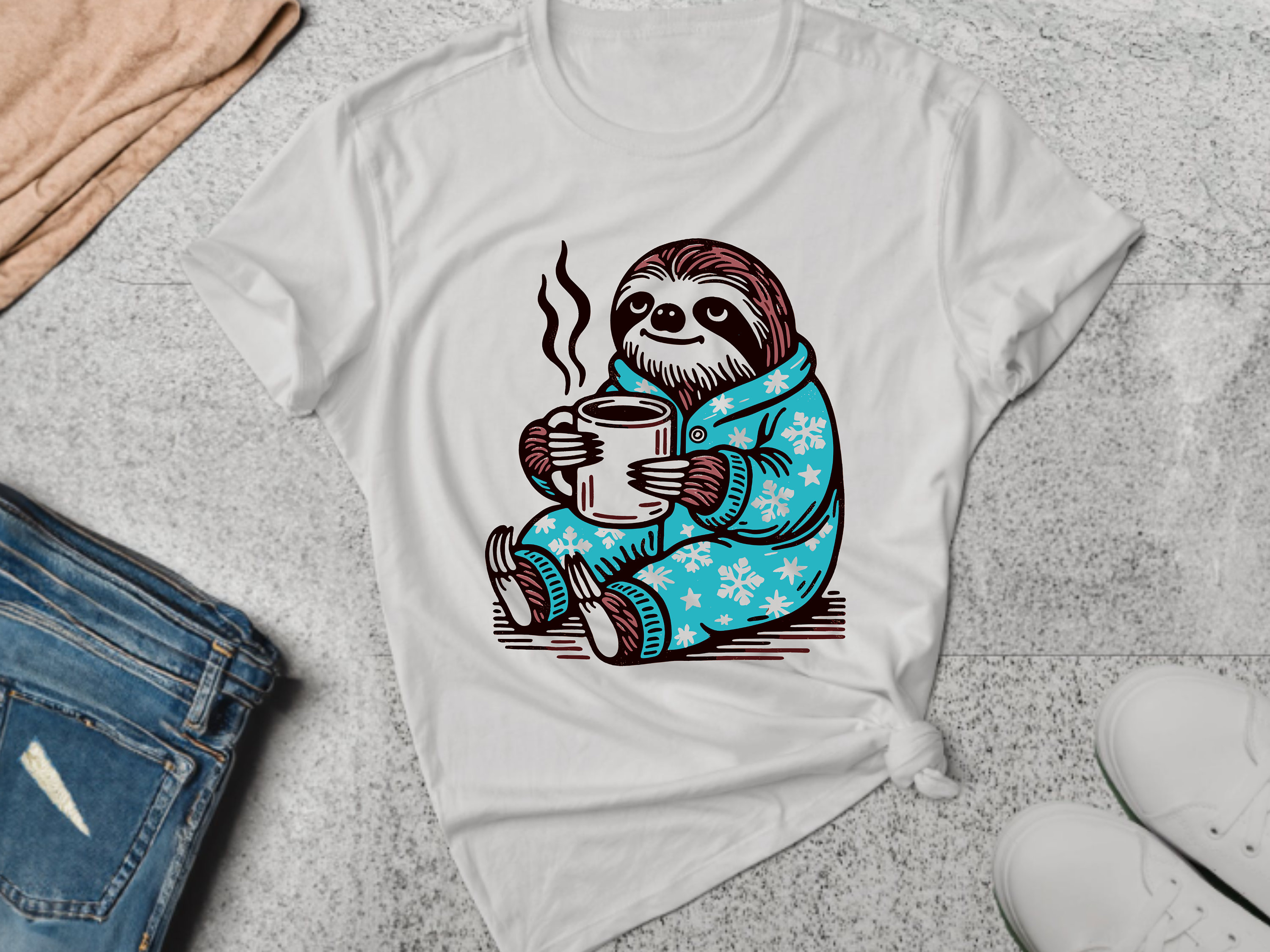 ナマケモノシャツ。ナマケモノTシャツ。ナマケモノギフト。ナマケモノ 