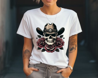 Western Shirt. Gothic Shirt. Skull Shirt. Western Gift. Gothic Gift. Skull Gift. Gothic T-shirt. Western T-shirt. Skull T-shirt