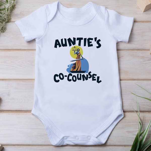 Baby Aunt Lawyer Bodysuit. Aunt Lawyer Gift. Future Lawyer. Law Graduation. Lawyer T-Bodysuit. Attorney Bodysuit. Attorney Gift