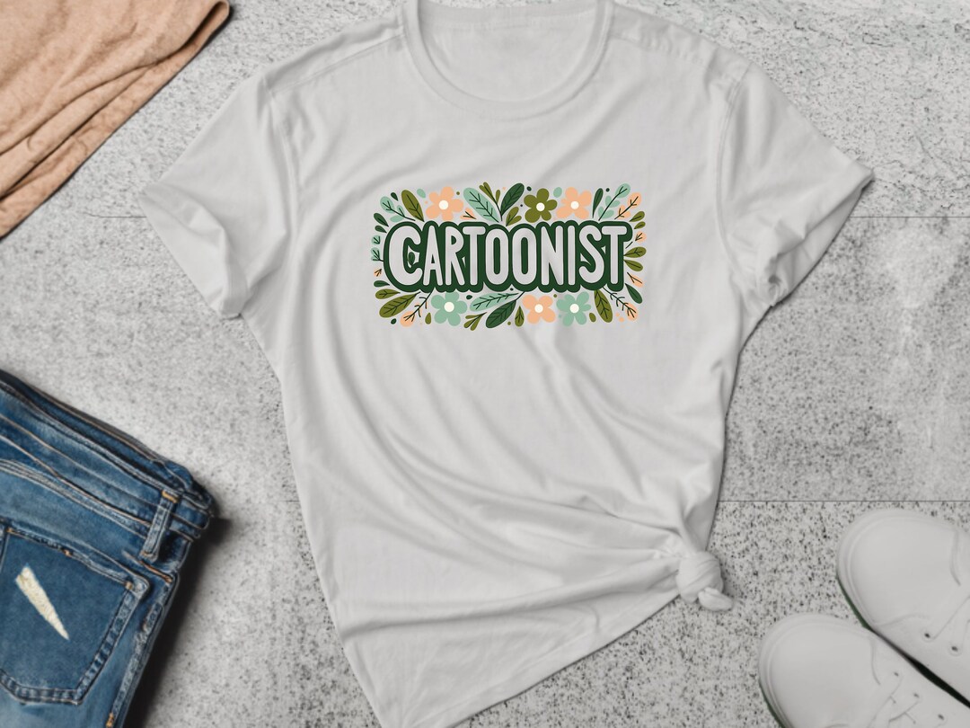 Cartoonist Shirt. Cartoonist Tee. Artist T-shirt. Drawing Shirt. Sketch ...