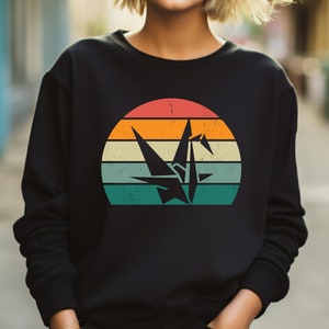 Paper Crane Sweater Etsy