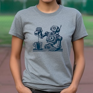 Robot Shirt. Robot Gift. Geek T-shirt. Nerd Shirt. Tech Gift. Robot Lover Tee. Robotics Shirt. Robotics Gift. Funny Robot Top. Sci-fi #FC870