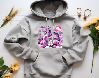 Dragon Hoodie. Dragon Gift. Dragon Sweatshirt. Chinese Dragon. Fantasy Hoodie. Fantasy Gift. Mystical Hoodie. Mystical Gift #FC514