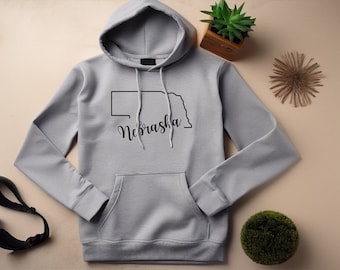 Nebraska Hoodie. Nebraska Gift. Nebraska Sweatshirt. Nebraska Love. Nebraska Home. Nebraska State. Midwest Hoodie. Midwest Gift #FC972