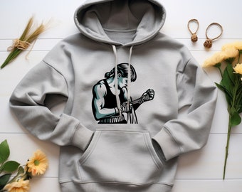 Boxing Hoodie. Boxing Gift. Boxer Sweatshirt. Female Boxer Gift. Boxing Training Top. Womens Boxing Top. Fight Prep Hoodie #FC97