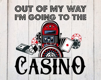 Casino Svg. Las Vegas Svg. Gambler Svg. Gambling Svg. Casino Cut File Dxf. Download for Cricut & Silhouette. Casino Clipart