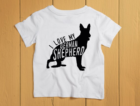 German shepherd top shirts clothing