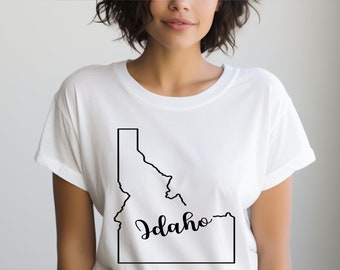 Idaho Shirt. Idaho Gift. Idaho Tee. Idaho Top. Idaho Love Tee. Idaho State Tee. State Of Idaho. Love Idaho Shirt. Idaho Home Shirt