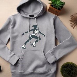 Ice Skating Hoodie. Ice Skating Gift. Figure Skater Hoodie. Figure Skater Gift. Skating Sweatshirt. Skater Hoodie. Skater Gift