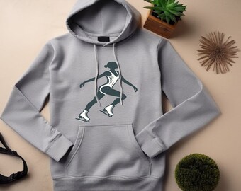 Ice Skating Hoodie. Ice Skating Gift. Figure Skater Hoodie. Figure Skater Gift. Skating Sweatshirt. Skater Hoodie. Skater Gift