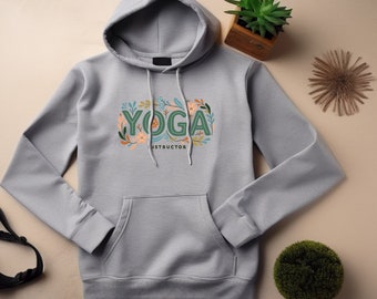 Yoga Hoodie. Yoga Teacher Gift. Yoga Sweatshirt. Yoga Instructor Top. Meditation Hoodie. Yoga Practitioner. Mindfulness Gift #FC524