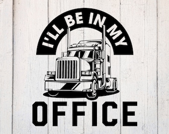 Trucker-Svg. LKW Fahrer SVG. LKW-Svg. Semi-LKW-Svg. Trucker Cut Datei Dxf. Download für Cricut & Silhouette. Trucker Clipart