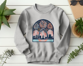 セントルイス セーター。セントルイス ギフト。アーチ セーター