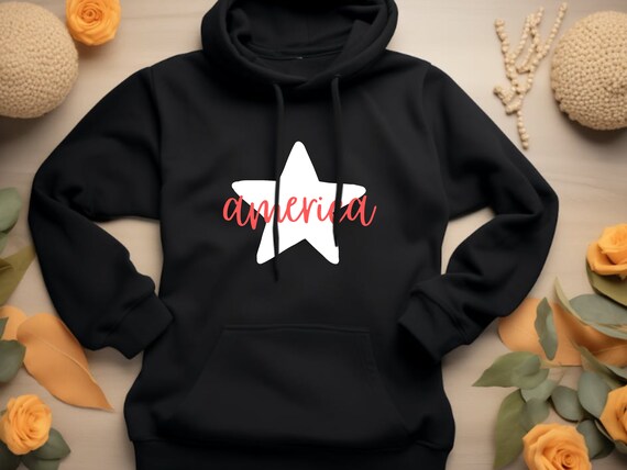 Americana Hoodie. Americana Gift. Patriotic Hoodie. Patriotic Gift
