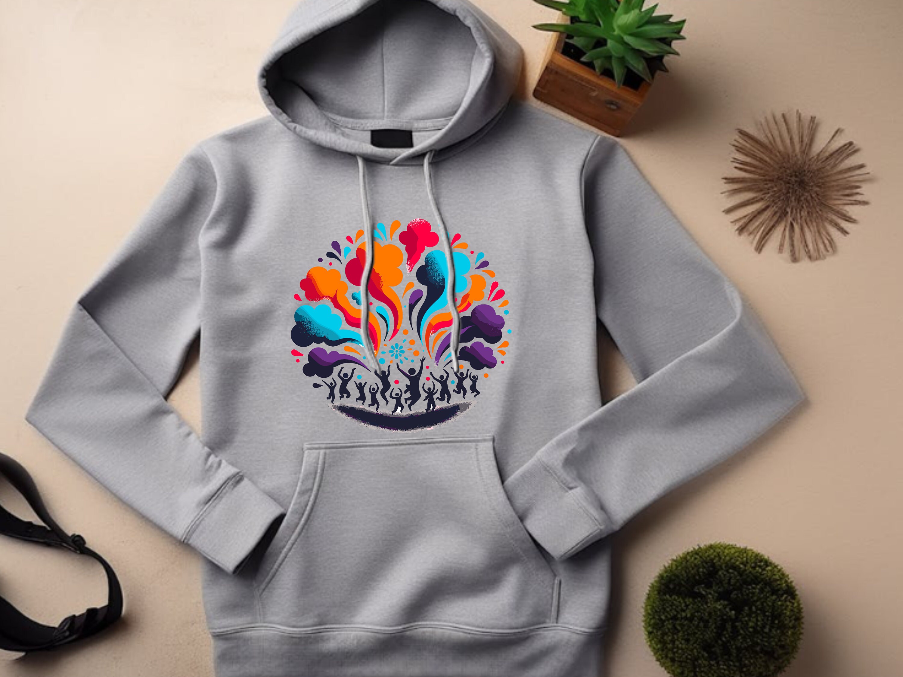 Color Splash Hoodie Etsy