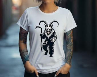 Camisa Krampusnacht. Camisa Krampus. Regalo Krampus. Regalo Krampusnacht. Criatura mítica. Camisa mítica. Camisa monstruo. Regalo de monstruo