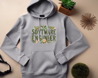 ソフトウェア エンジニア パーカー。コーダー スウェットシャツ。プログラマー パーカー。開発者向けギフト。テック パーカー。コーディング ギフト。コンピューター サイエンス。エンジニア ギフト