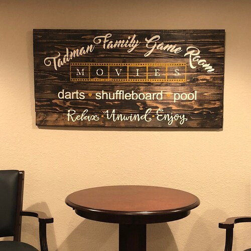 Game Room Sign Game Room Decor Game Room Gift Decor for Etsy