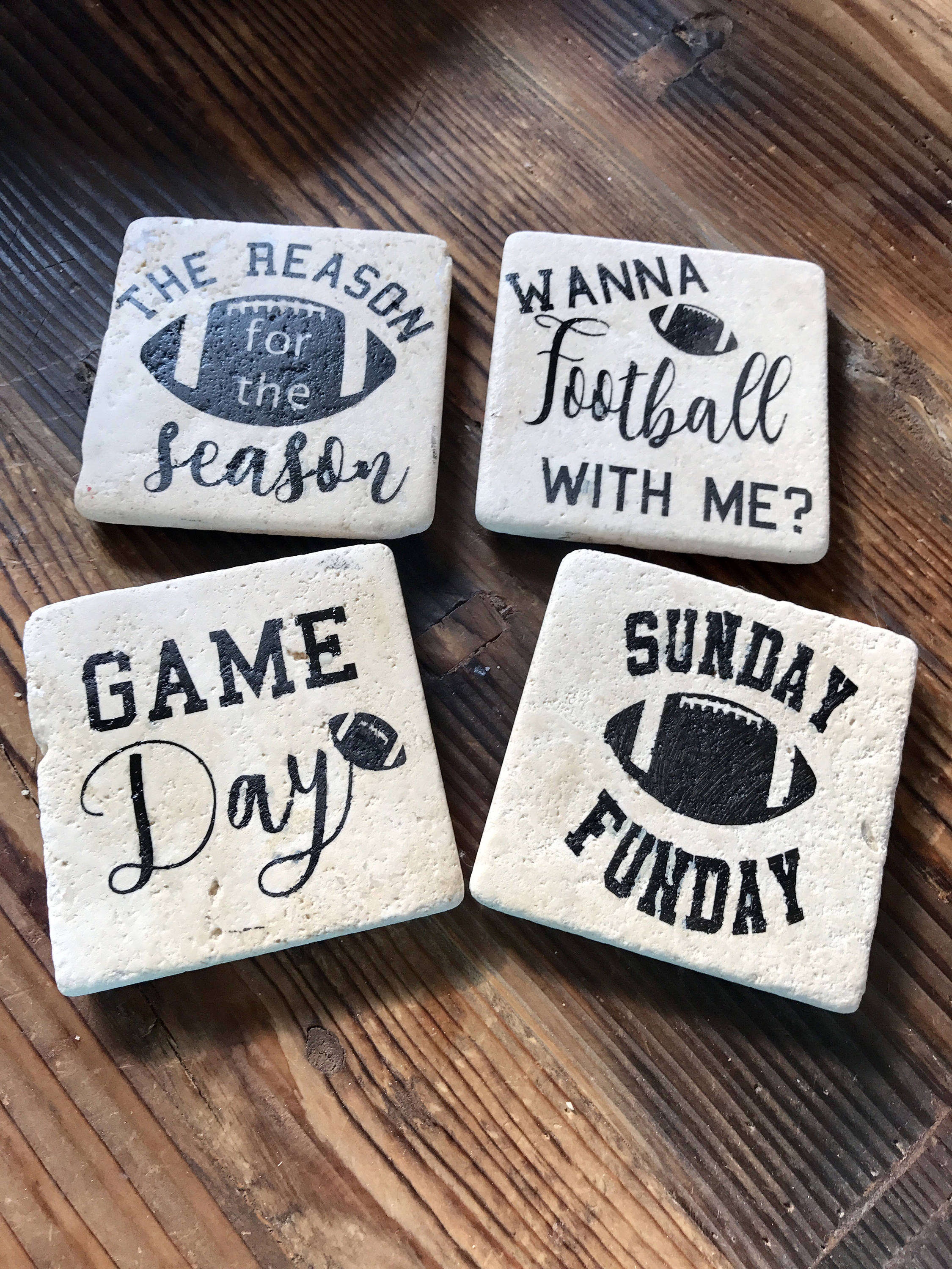Football Coasters Etsy