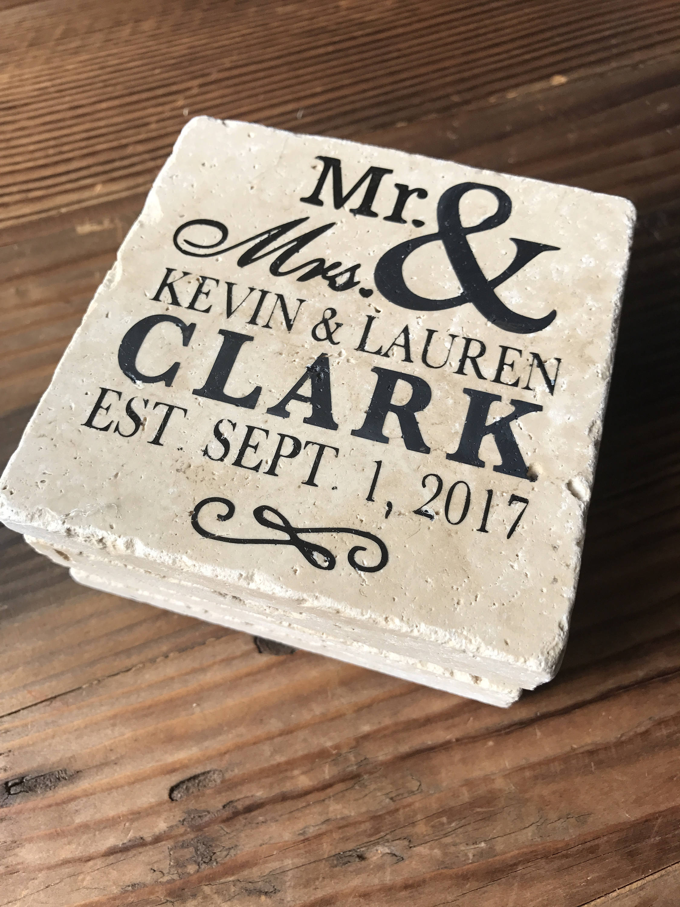 Custom Wedding Coasters | Etsy
