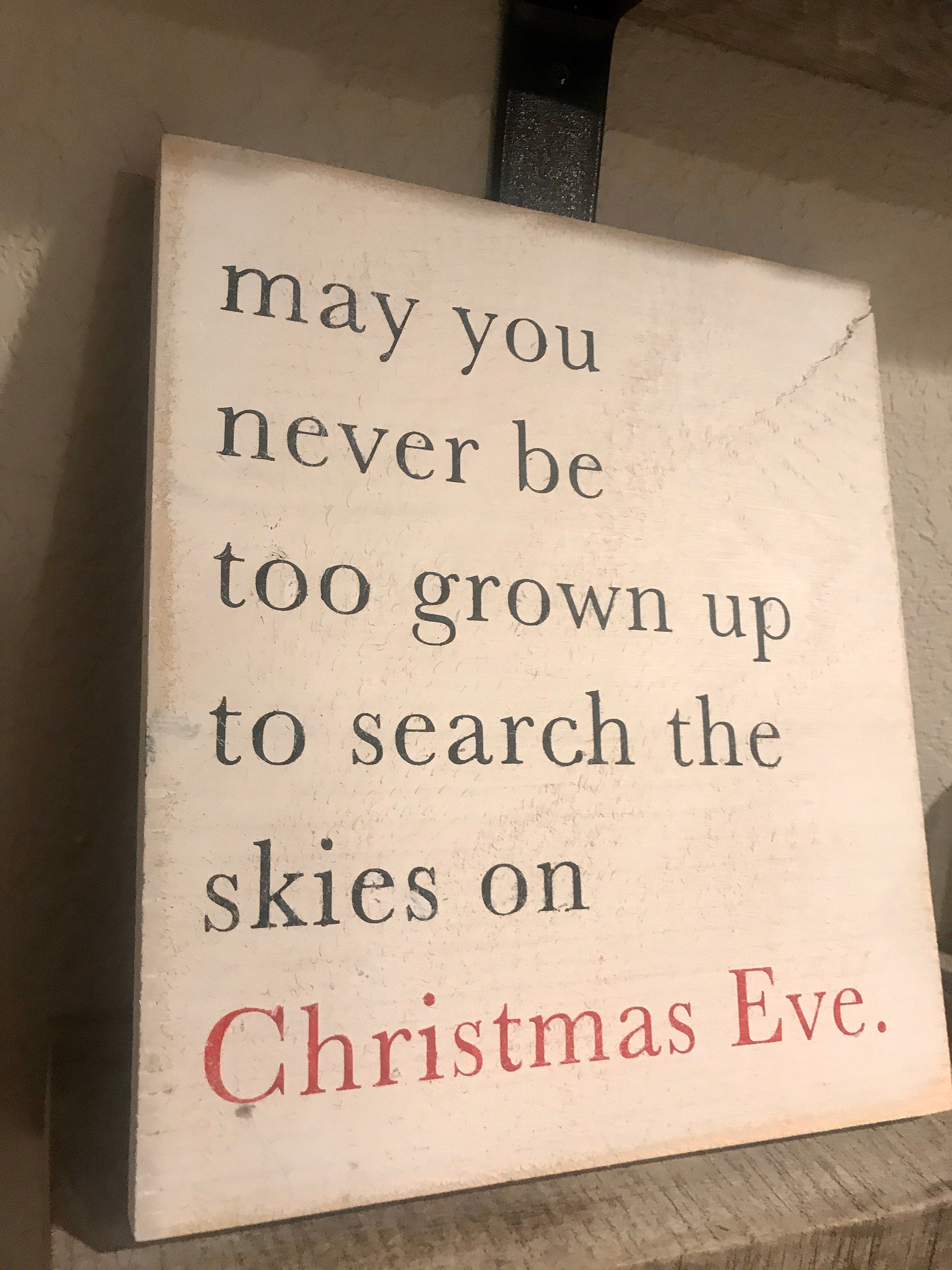 Christmas Eve sign