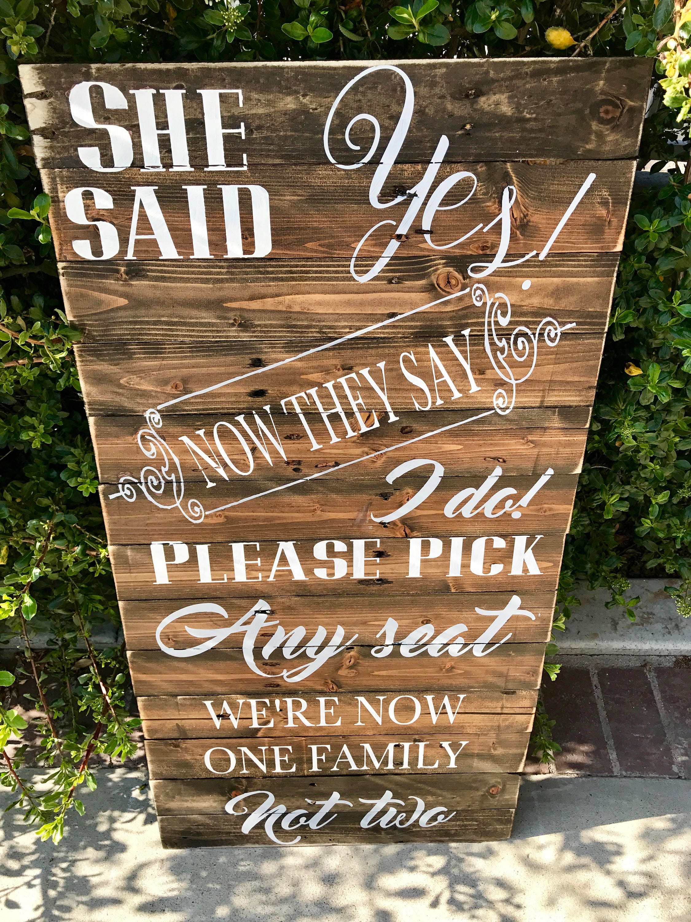 Wedding Seating Sign Etsy