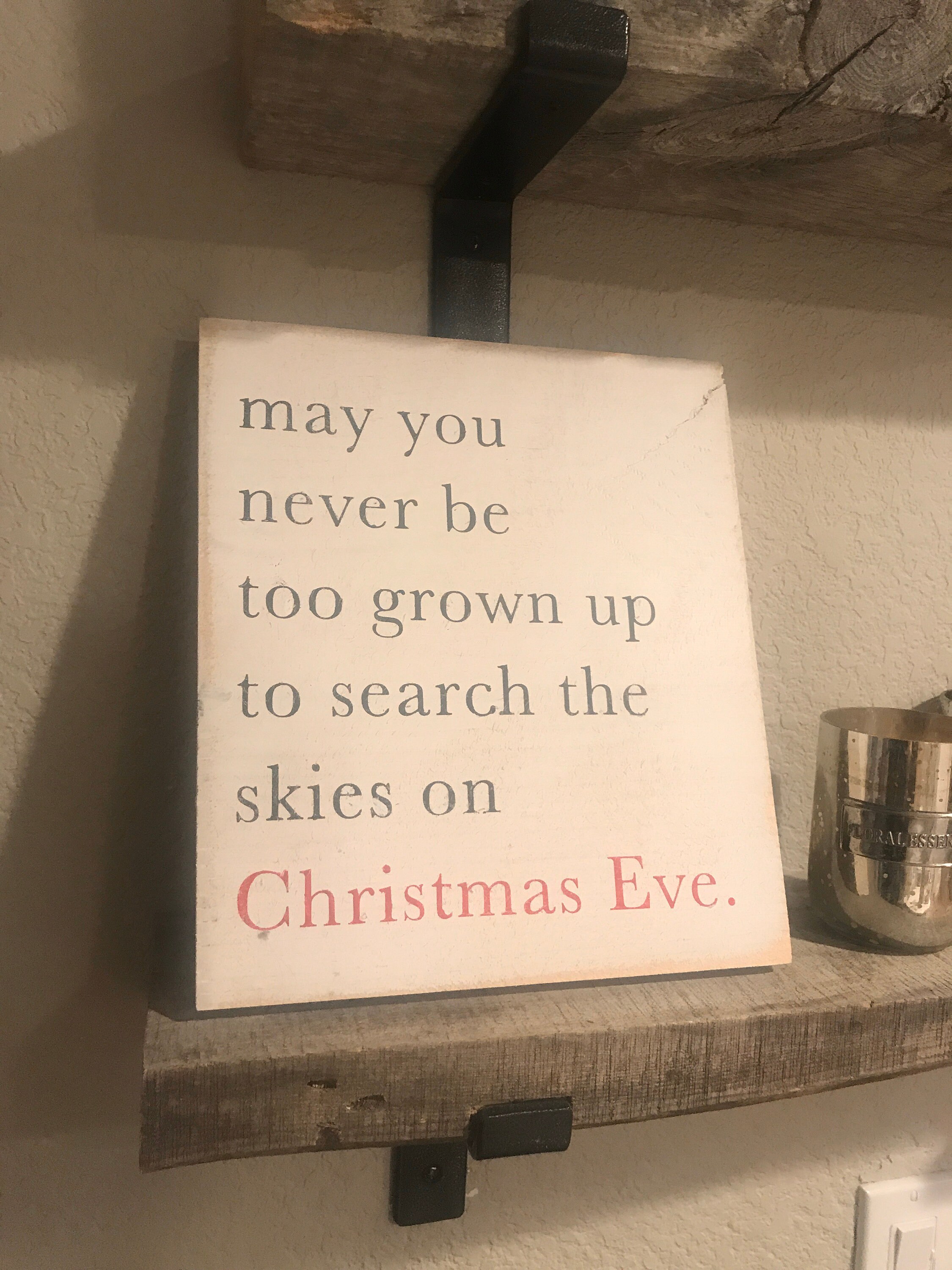 Christmas Eve sign