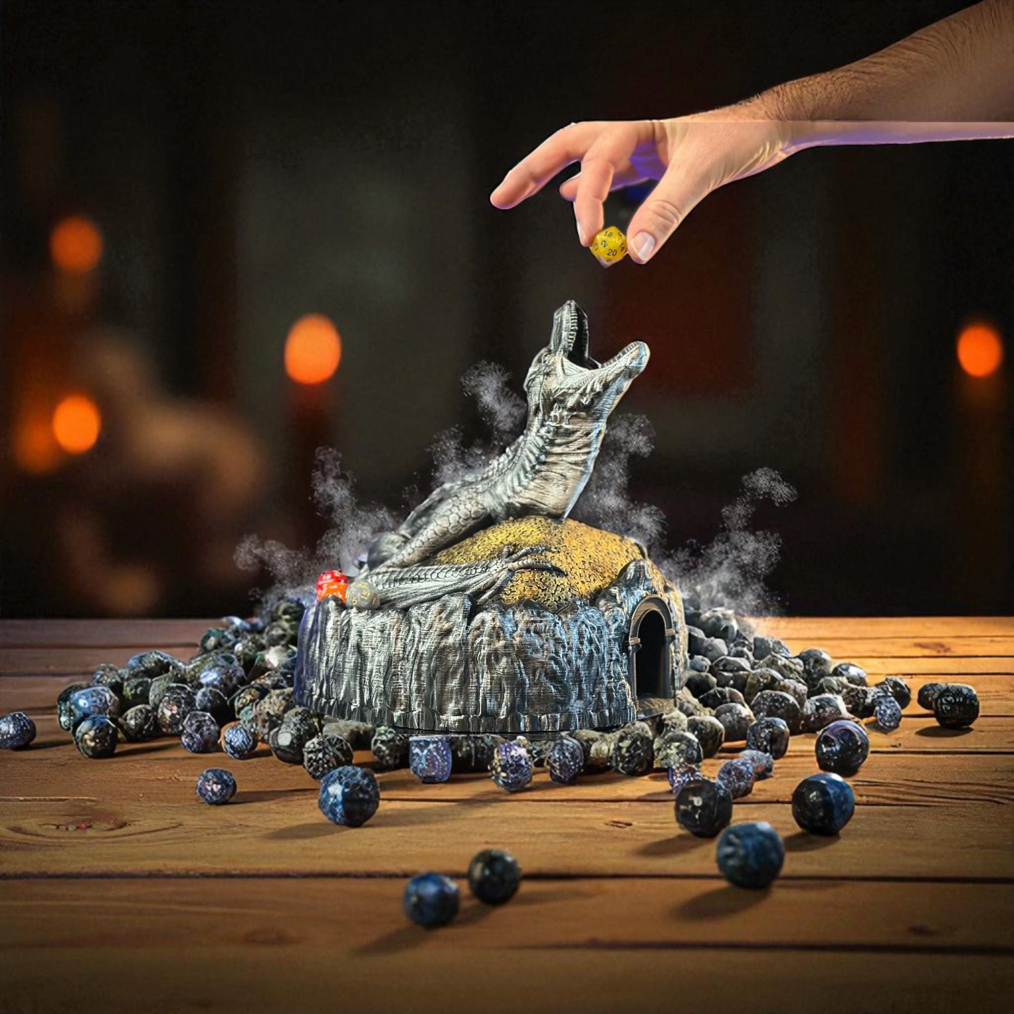 Dragon Dice Tower – 3D Printed Fantasy RPG Accessory for DnD & Tabletop Games — photo 1 of 6