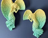 Door Corner Angel, Gothic Angel Decor for Door and Window Frames, Left or Right Facing or Pair, Custom Color — photo 18 of 20