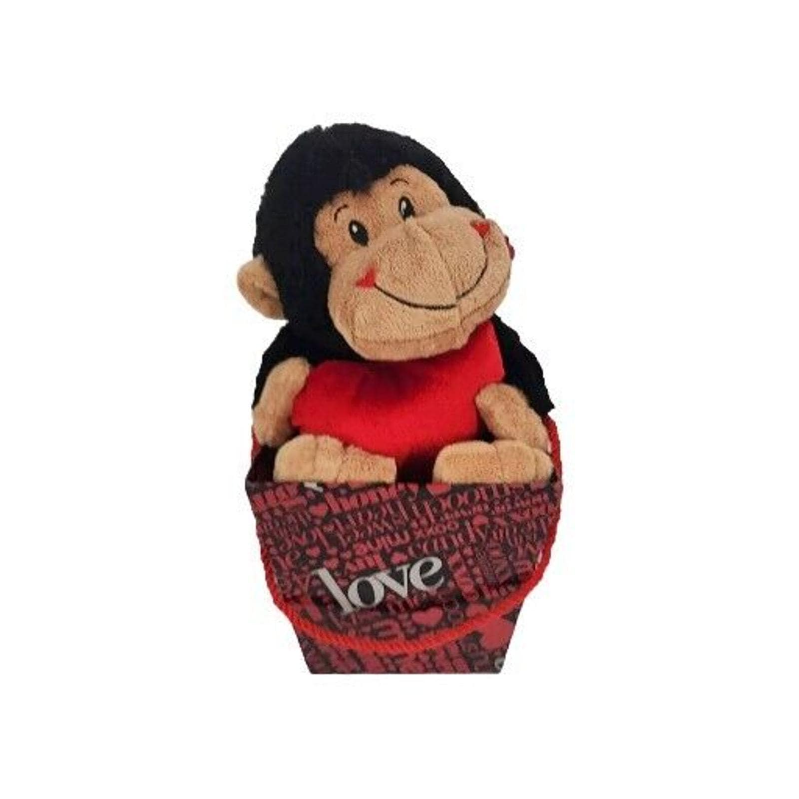 Dan Dee Collectors Choice Everything Love Heart Plush Gorilla in Love Box 14" — photo 1 of 7