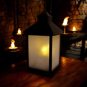 LED Lantern, 3D Printed Tea Light Holder, Decorative LED Light, Unique Nightlight, Home Decor Gift, Eco-Friendly Lantern