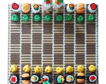 Sushi Chess Set, Travel Game with Bento Box for Fun Nights