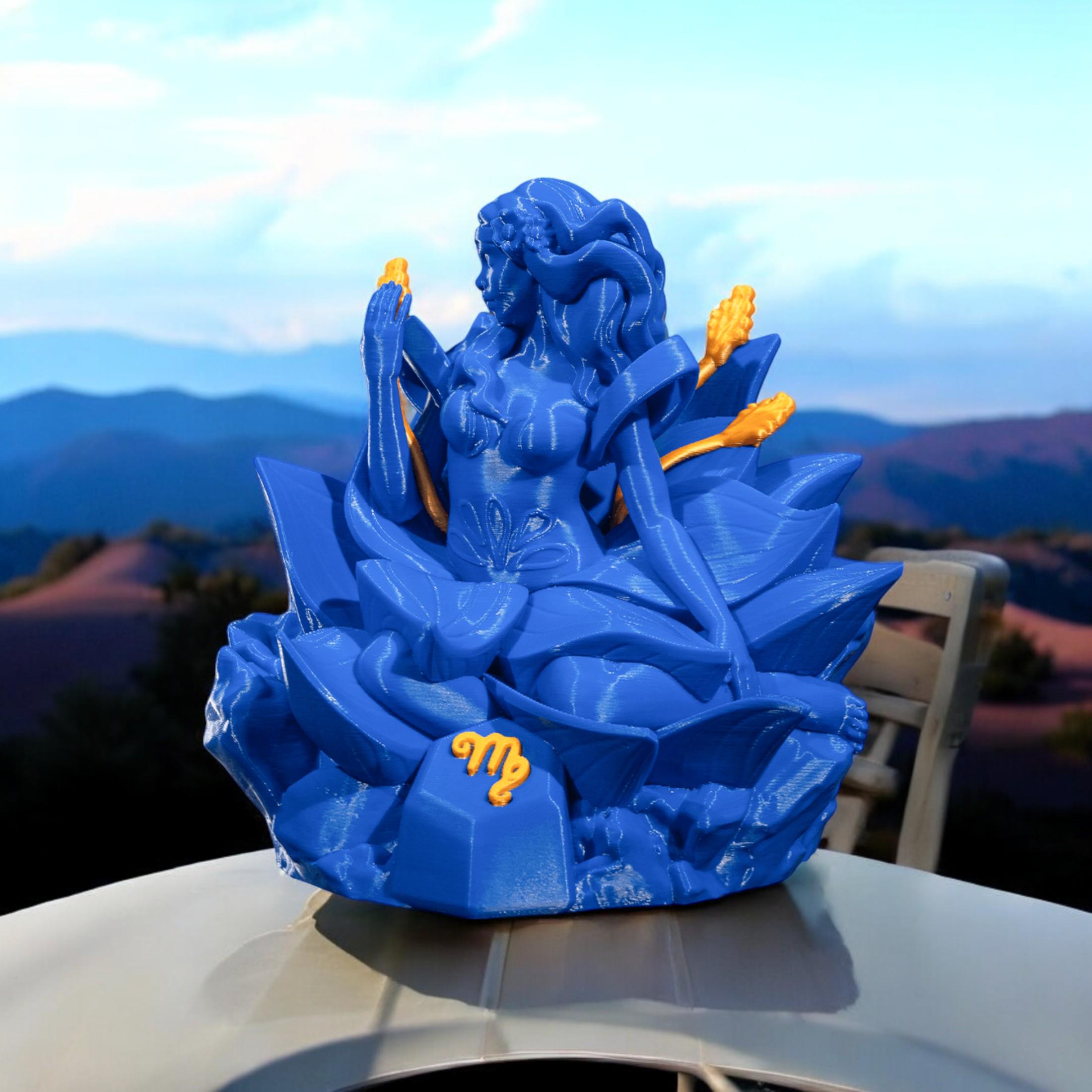 3D Printed Virgo Sculpture | Unique Zodiac Decor Gift — photo 1 of 8