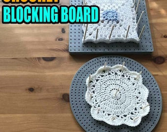 3D Printed Crochet Blocking Board – Granny Square and Round