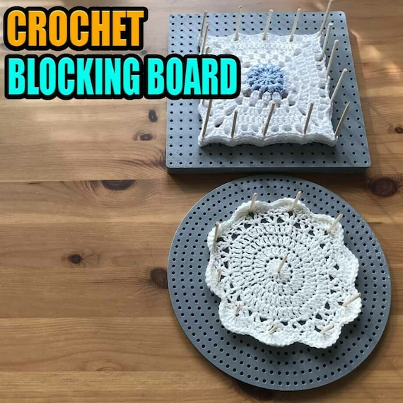 3D Printed Crochet Blocking Board – Granny Square and Round
