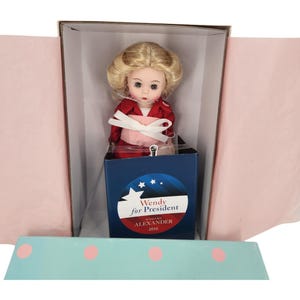 Muñeca Madame Alexander 2016 Madame President de 8&quot; de colección, nueva en caja, regalo de cumpleaños, artículo de colección de muñecas, edición limitada