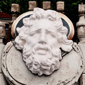 Maske von Laokoon 3D gedruckte griechische Skulptur, Mythologie-Kunstwerk-Reproduktion für elegantes gotisches Dekor, berühmtes Meisterwerk