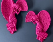 Door Corner Angel, Gothic Angel Decor for Door and Window Frames, Left or Right Facing or Pair, Custom Color — photo 16 of 20