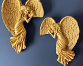 Door Corner Angel, Gothic Angel Decor for Door and Window Frames, Left or Right Facing or Pair, Custom Color — photo 10 of 20