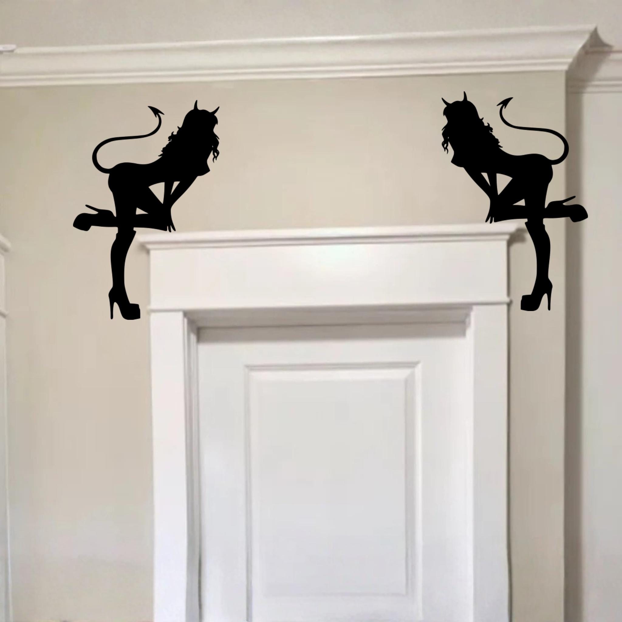 Devil Woman Corner Sculpture | Gothic Occult Wall Art — photo 1 of 8
