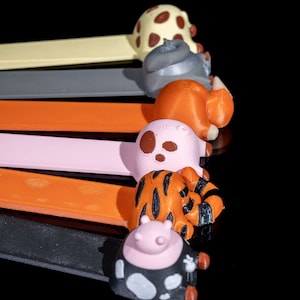 Cute Animal Bookmark - Funny Gift for Book Lovers - Unique 3D Printed - Bookmarks-Page Saver - Animal Decor-Gifts for all