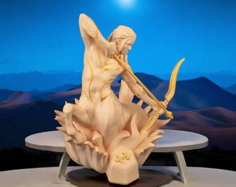 Figurka Strzelca | Drukowana w 3D rzeźba zodiaku do dekoracji astrologicznych