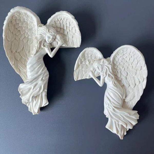 Handcrafted 3D Printed Door Corner Angel - Vintage European Home Decor, Decoration for Doors and Window Frame Decor