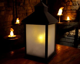 Portacandele a LED, lanterna stampata in 3D per un'atmosfera accogliente in casa.